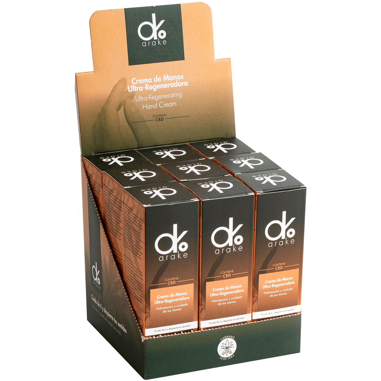 Arake Crema de Manos 100ml (Expositor 9Und)