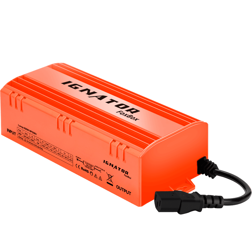 Balastro Electrónico Ignator FoxBox 600W (Sin Dimmer)
