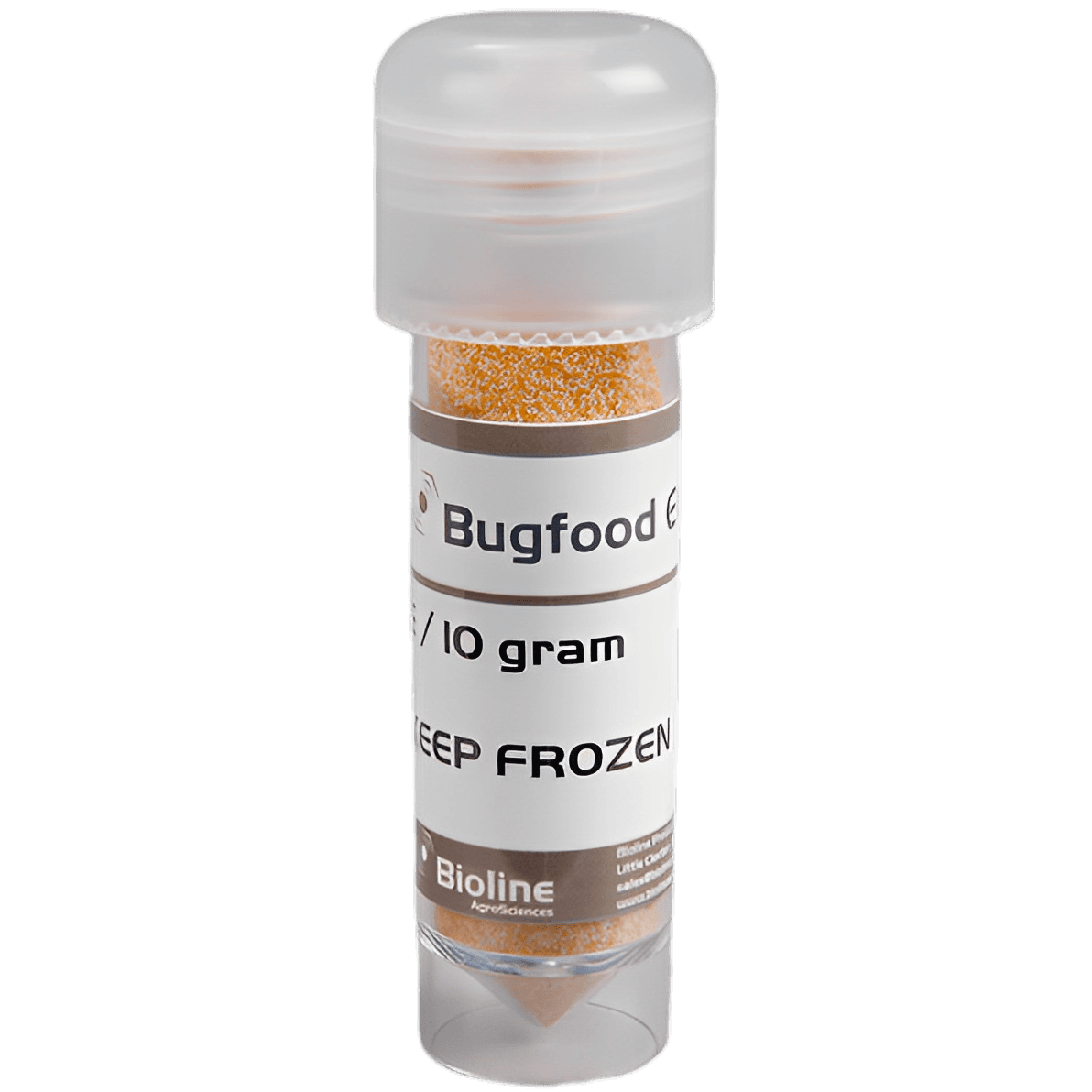 Bugfood - Huevos Estirilizados E - Vial - 10 gr - Ephestia kuehniella (Mosca Blanca, Trips, Orugas)