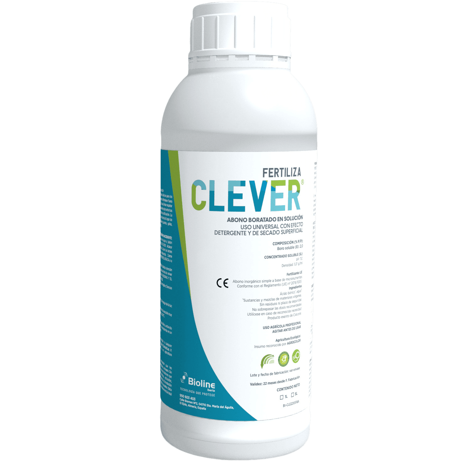 Fertiliza Clever 1L (Bioestimulante Sin Residuos)