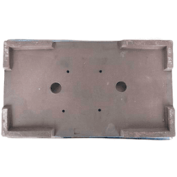 Bandeja Suiban Esmaltada Rectangular Azul 34cm (2)