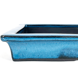 Bandeja Suiban Esmaltada Rectangular Azul 34cm (3)
