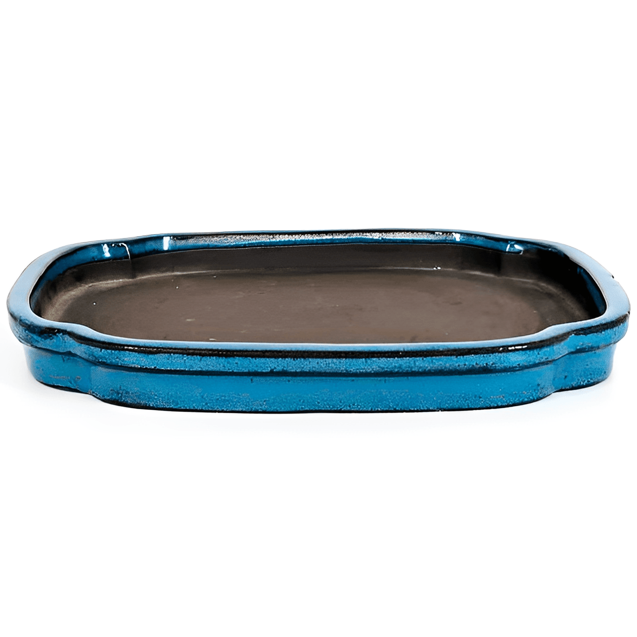 Plato Esmaltado Rectangular Azul 27.5 cm