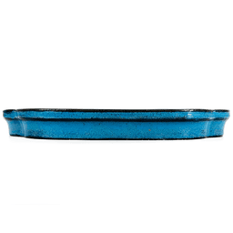 Plato Esmaltado Rectangular Azul 27.5 cm (2)