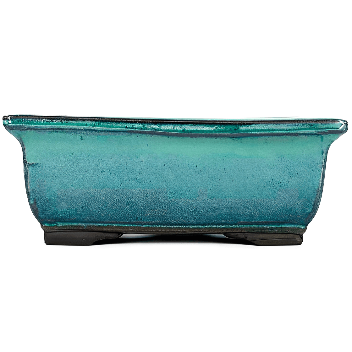 Tiesto Esmaltado Rectangular Verde 25 x 18 x 10 cm