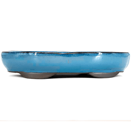Tiesto Esmaltado Ovalado Azul 35 cm (1)