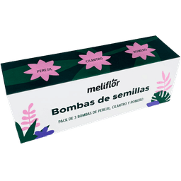 Meliflor Bombas de Semillas (Perejil, Cilantro y Romero) (2)