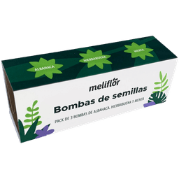 Meliflor Bombas de Semillas (Albahaca, Hierbabuena y Menta) (2)