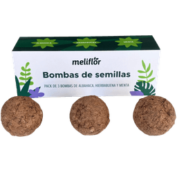 Meliflor Bombas de Semillas (Albahaca, Hierbabuena y Menta) (3)