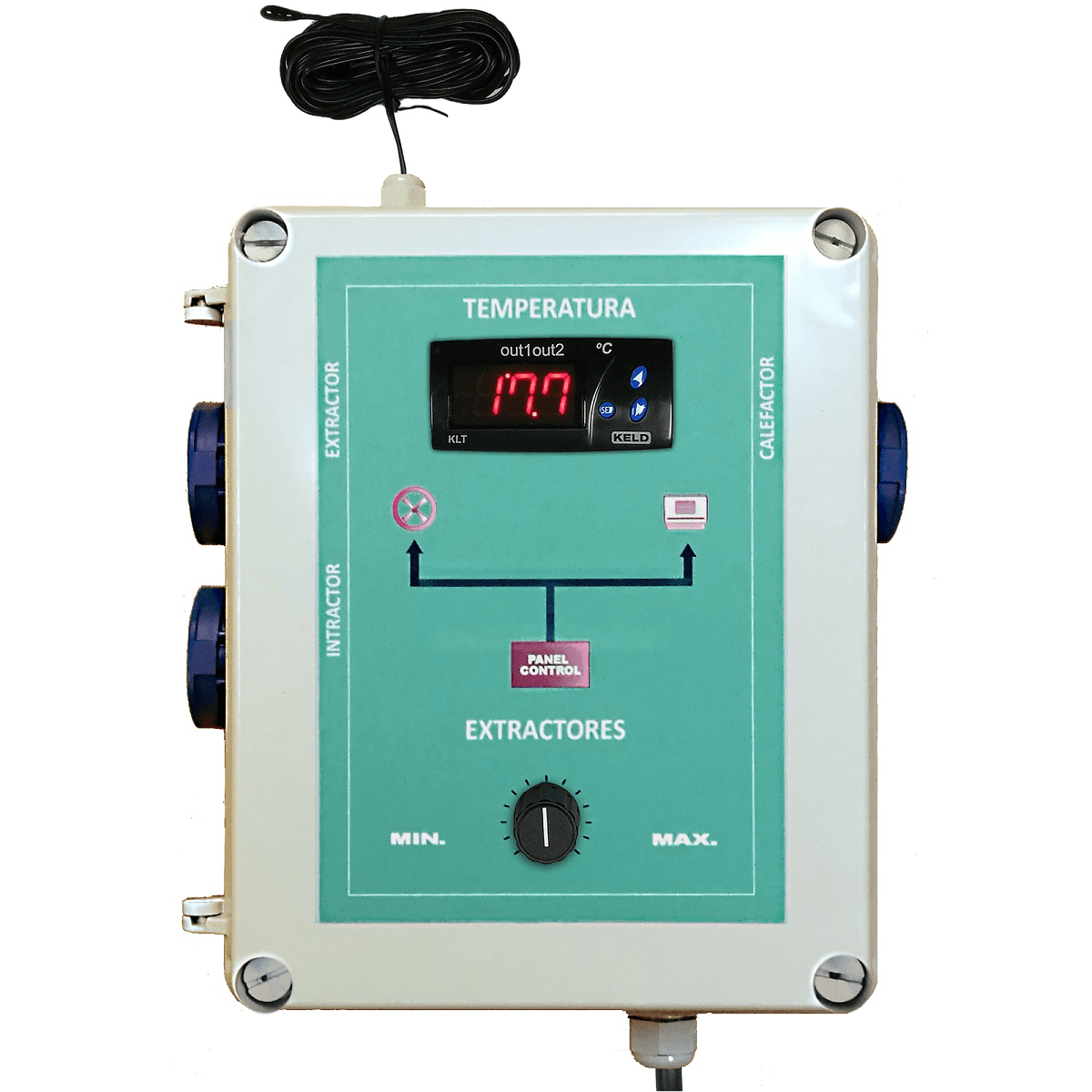 Controlador de Temperatura Indoor Novatec