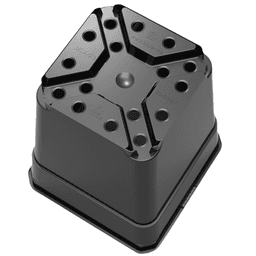 Maceta Alber Cuadrada Negra (Bolsa de 50 Uds) (2)
