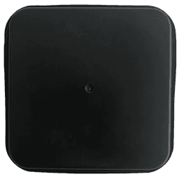 Plato Negro Cuadrado 23x23cm (Base 18x18cm) (Pack 200Uds) (2)