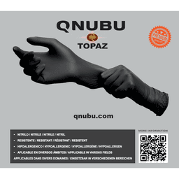 Guantes de nitrilo profesionales Qnubu Topaz (300 uds) (1)