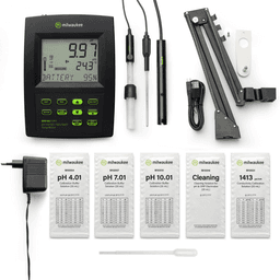 Milwaukee Medidor de mesa (MW180) pH/ORP/EC/TDS/Nacl/Temperatura (4)