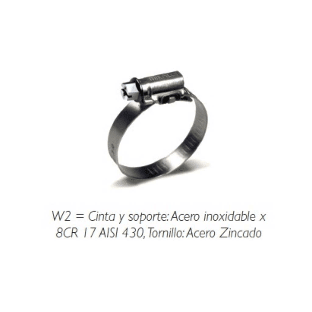Abrazadera Sin Fin Inox.