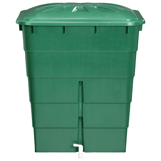 Deposito Polietileno Rectangular Verde 300L ( + grifo)
