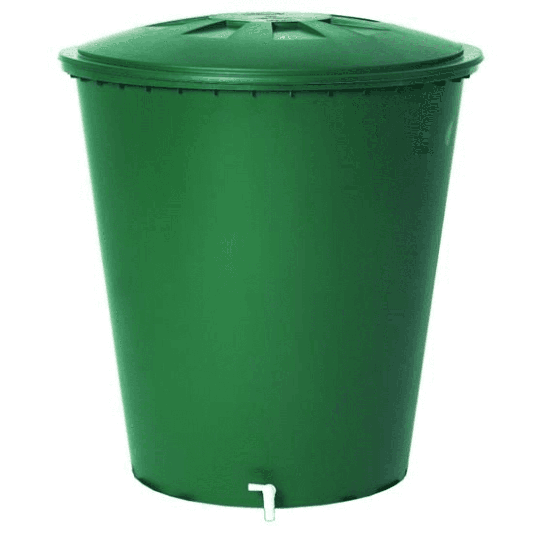 Deposito Polietileno Redondo Verde 310L ( + Grifo)
