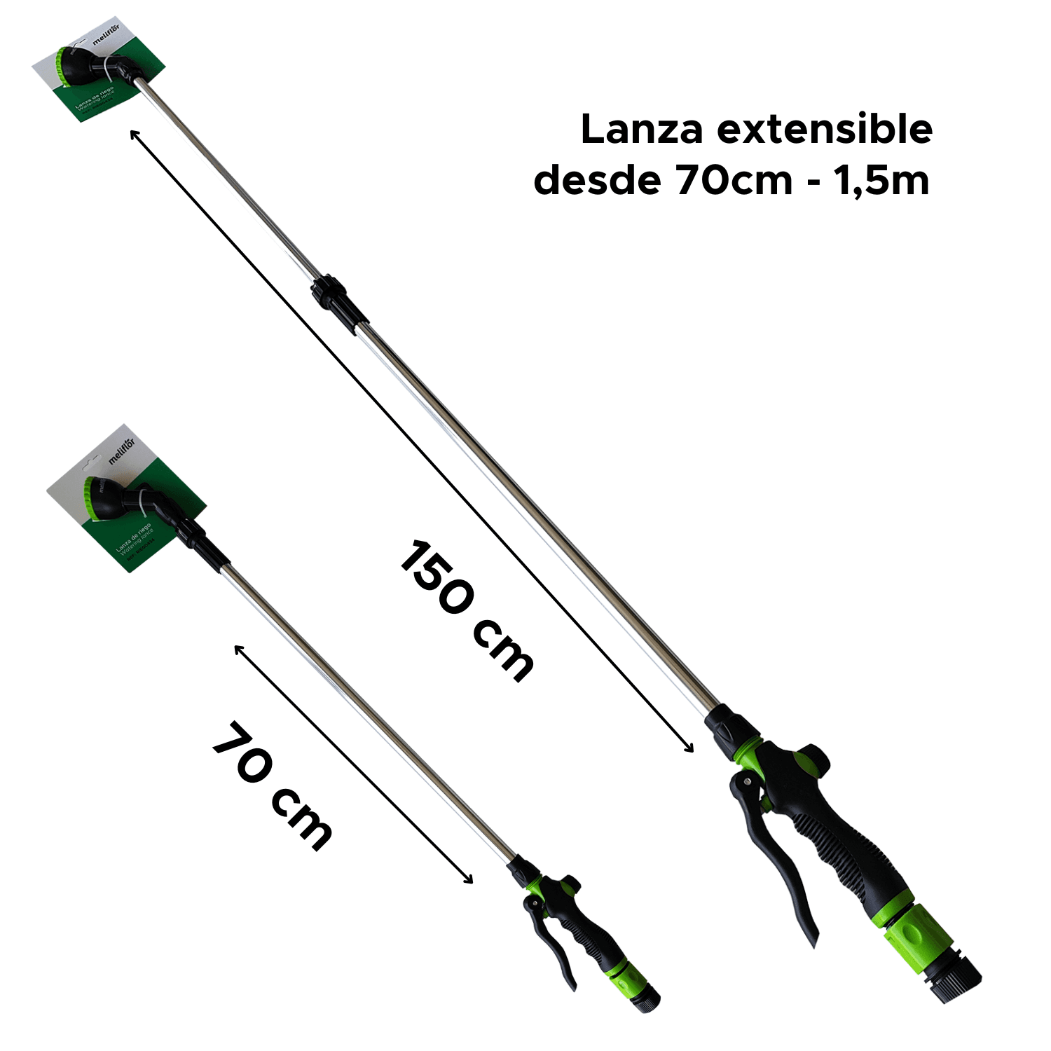 Meliflor Lanza de Riego Extensible Direccionable 1,5m