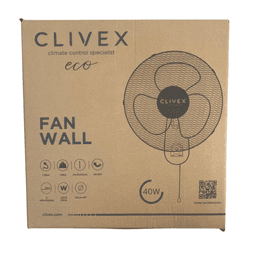 Ventilador Clivex Eco Pared V2 3 Velocidades 40cm (40W) (3)