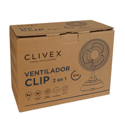 Ventilador Clivex Clip con base 15cm (15W) (4)