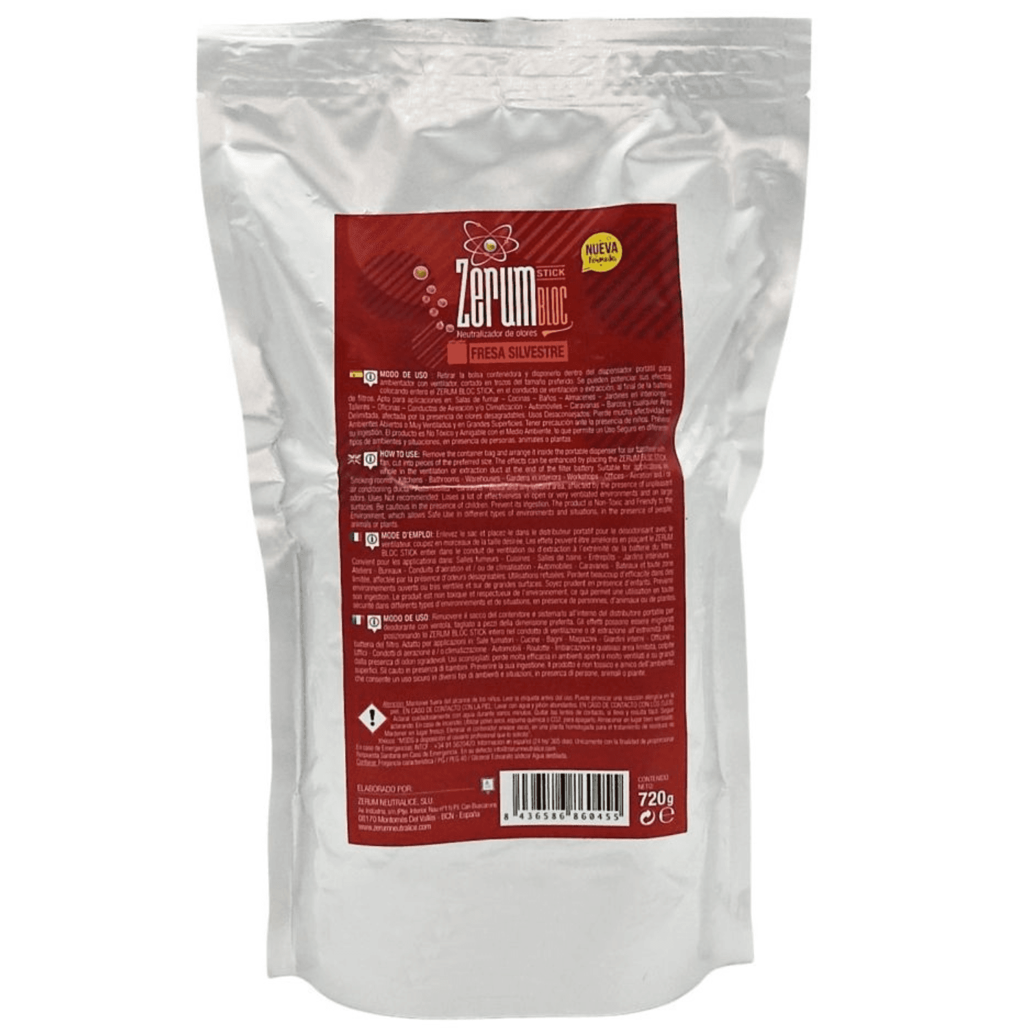 Zerum-Bloc Stick Fresa Silvestre 920gr